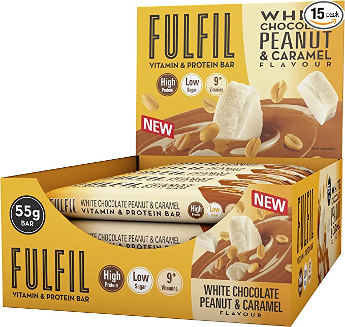 FULFIL Vitamin and Protein Snack-Size Bar (15 x 55g Bars) 15g Protein, 9 Vitamins. (9 Flavours) - theskinnyfoodco