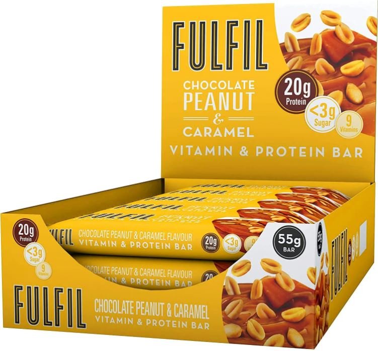 FULFILL Barretta da snack con vitamine e proteine ​​(15 barrette da 55 g) 15 g di proteine, 9 vitamine. (9 gusti) - theskinnyfoodco