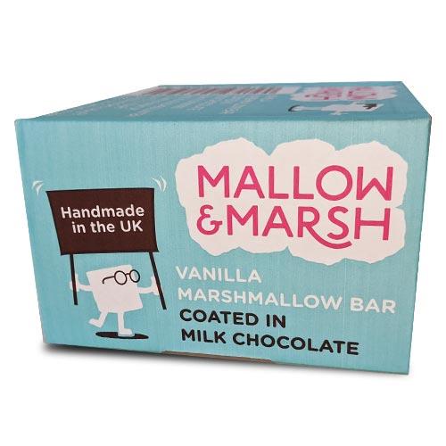 Fuld kasse 12 x Marshmallow snackbarer (12 x 30-35g) 4 smag - theskinnyfoodco