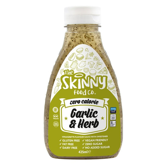 Garlic and Herb Flavour Zero Calorie Sugar Free Skinny Vinaigrette 4