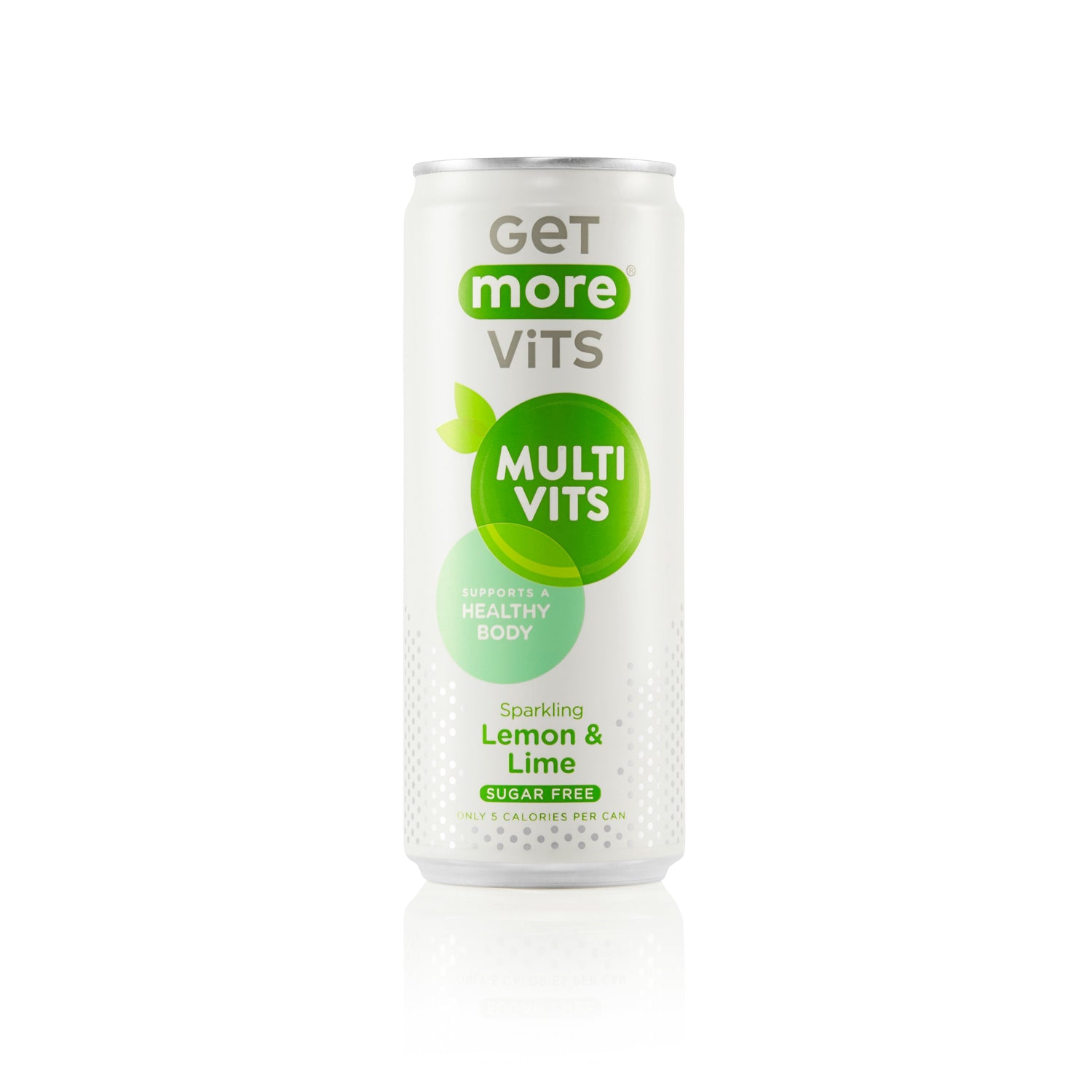 Get More Vits - Sprankelende Citroen & Limoen Multi Vits Drankjes (330 ml blikje of 500 ml fles) - theskinnyfoodco
