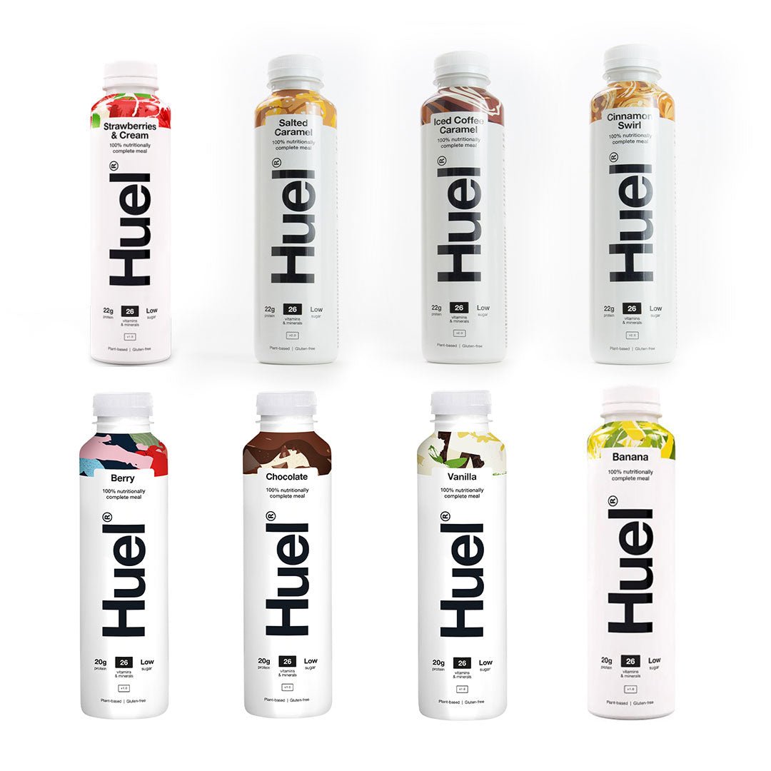 Huel Ready to Drink teljes értékű étkezés – egyszeri 500 ml (8 íz) – theskinnyfoodco