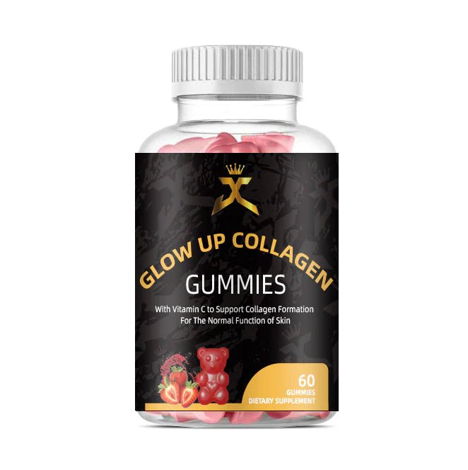 John Clarke Sports Nutrition - Glow Up Collagen Gummies 222g - theskinnyfoodco