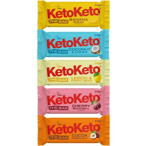 KetoKeto 50g ploščica - theskinnyfoodco