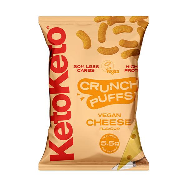 KetoKeto High Protein Crunch Puffs - 80g - theskinnyfoodco