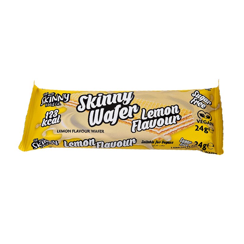 Lemon Skinny Wafer 24g - theskinnyfoodco