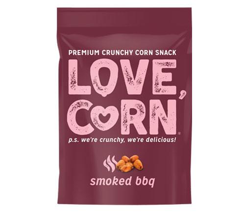 LoveCorn Vegan Brændt majssnacks (5 smagsvarianter) - theskinnyfoodco