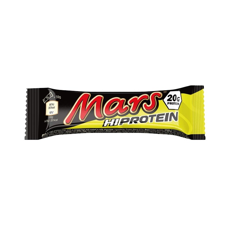 Batony proteinowe Mars Hi 1 x 59g - Oryginał - theskinnyfoodco