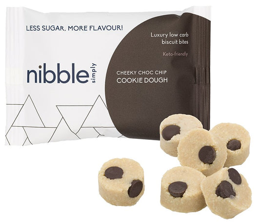 Nibble Simply – Luxusné nízkosacharidové sušienky – 3 x – theskinnyfoodco