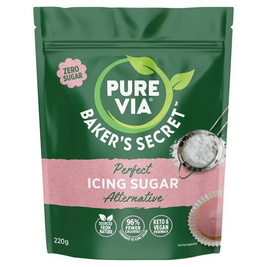 Alternativa de azúcar glaseado Pure Via Bakers Secret - theskinnyfoodco
