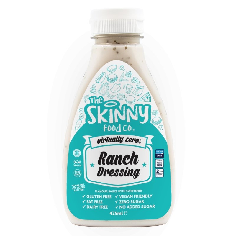 Ranch Saus Dressing Vrijwel Nul© Calorie Magere Saus - 425ml - theskinnyfoodco