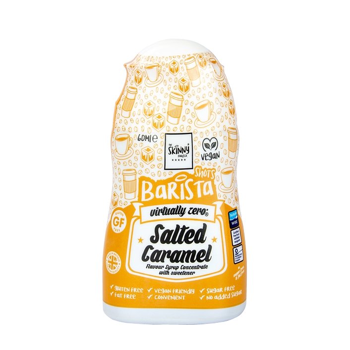 Salted Caramel Barista Shot Skinny Syrop Kawowy Bez Cukru - 60ml - theskinnyfoodco