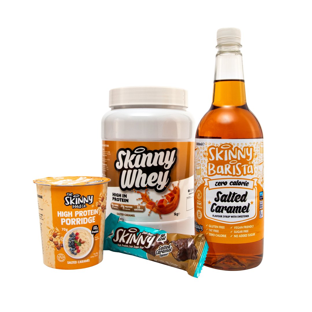 Salted Caramel Protein Bundle - The Skinny Food Co - theskinnyfoodco