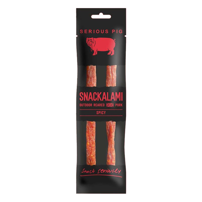 Serious Pig - Snackalami (3 Flavours) - theskinnyfoodco