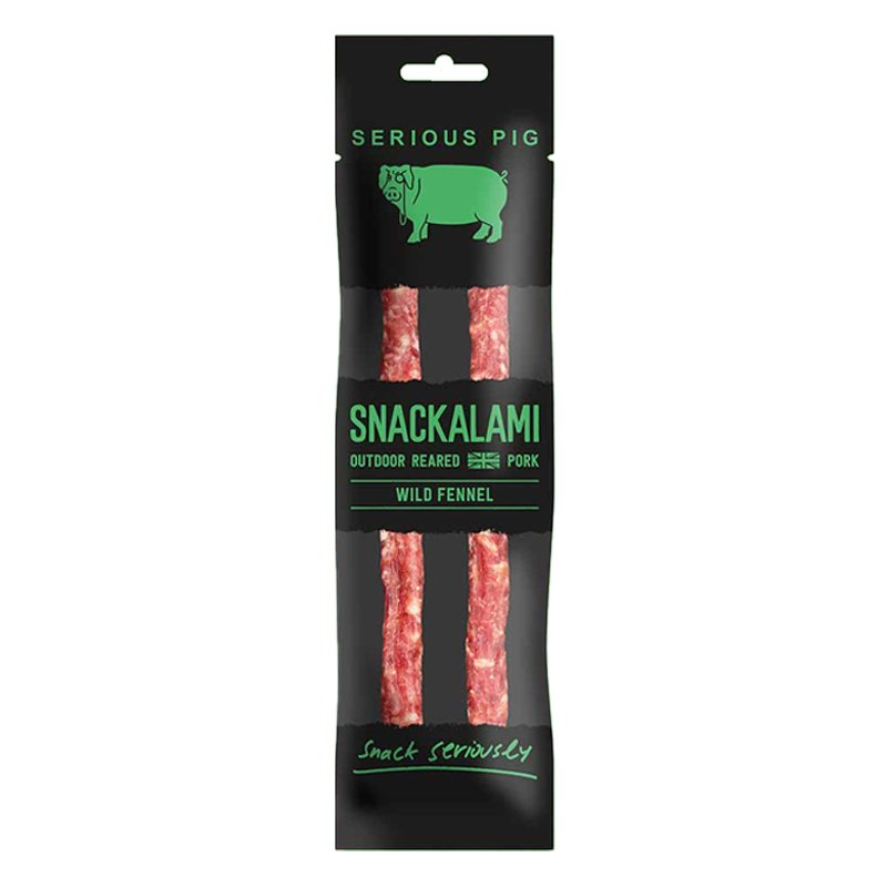 Serious Pig - Snackalami (3 Flavours) - theskinnyfoodco