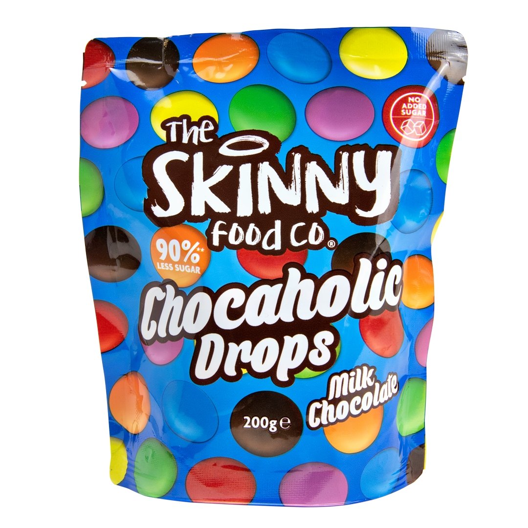 Skinny Chocaholic Drops Share Bag - 90% mai puțin zahăr - theskinnyfoodco