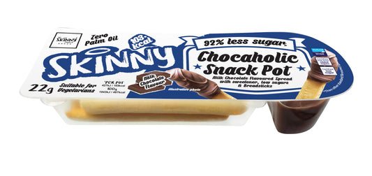 Skinny Chocaholic Milk Chocolate Snack Pot - 22g - theskinnyfoodco