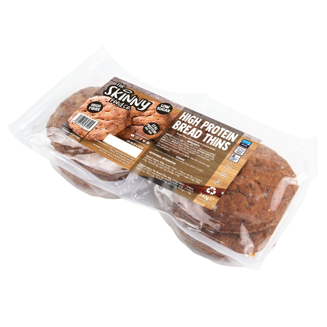 (Clearance, Past Best Before, Jan 2026) Skinny High Protein Bread Bage ...