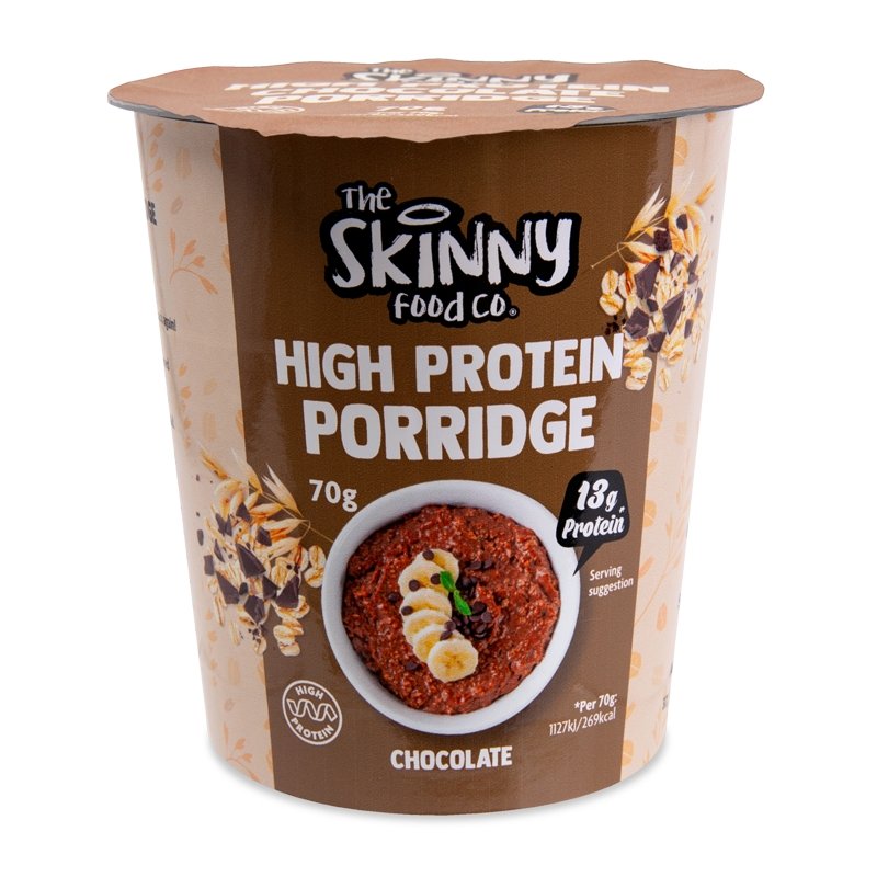Skinny High Protein Grød Pots - 14g Protein (3 Flavours) - theskinnyfoodco