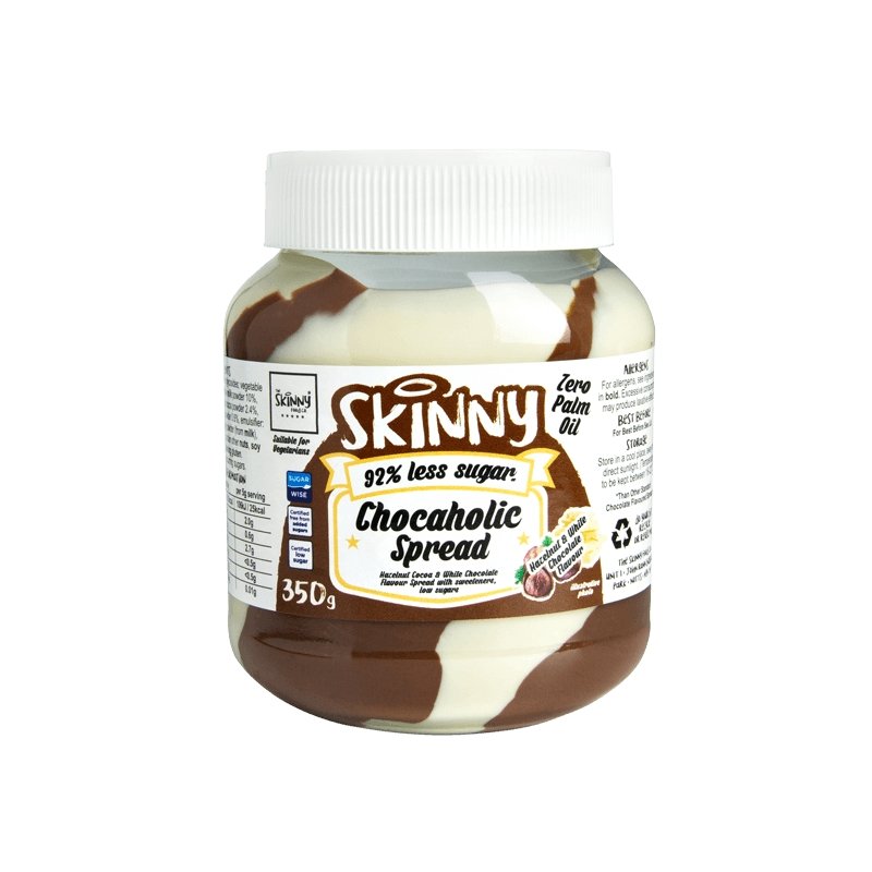 Crema tartinata Skinny Low Sugar Chocaholic DUO - 350g - theskinnyfoodco