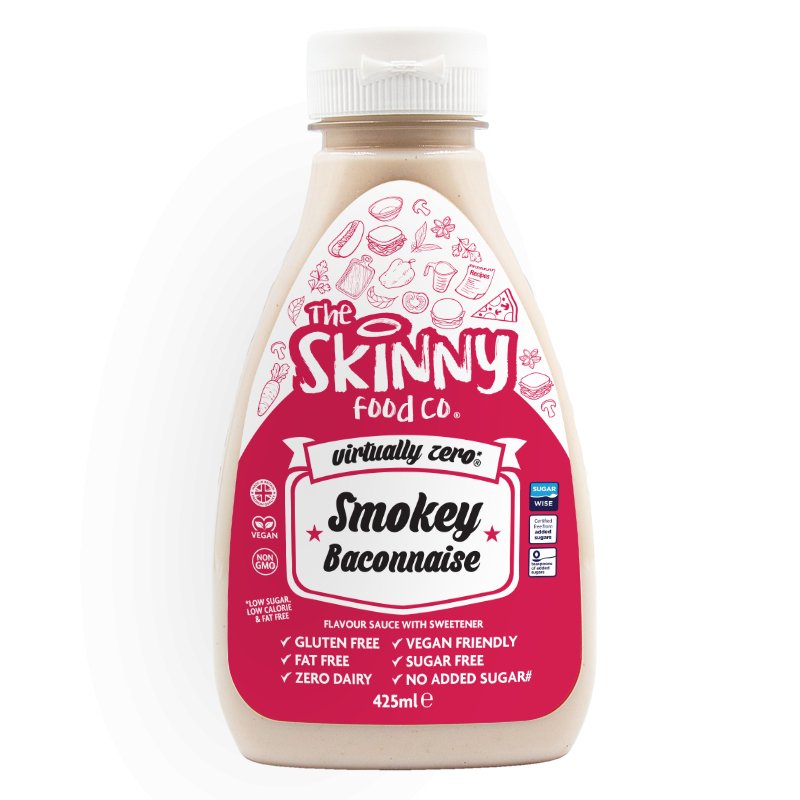Smokey Bacon Flavor Stort set fri sukkerfri sauce - theskinnyfoodco
