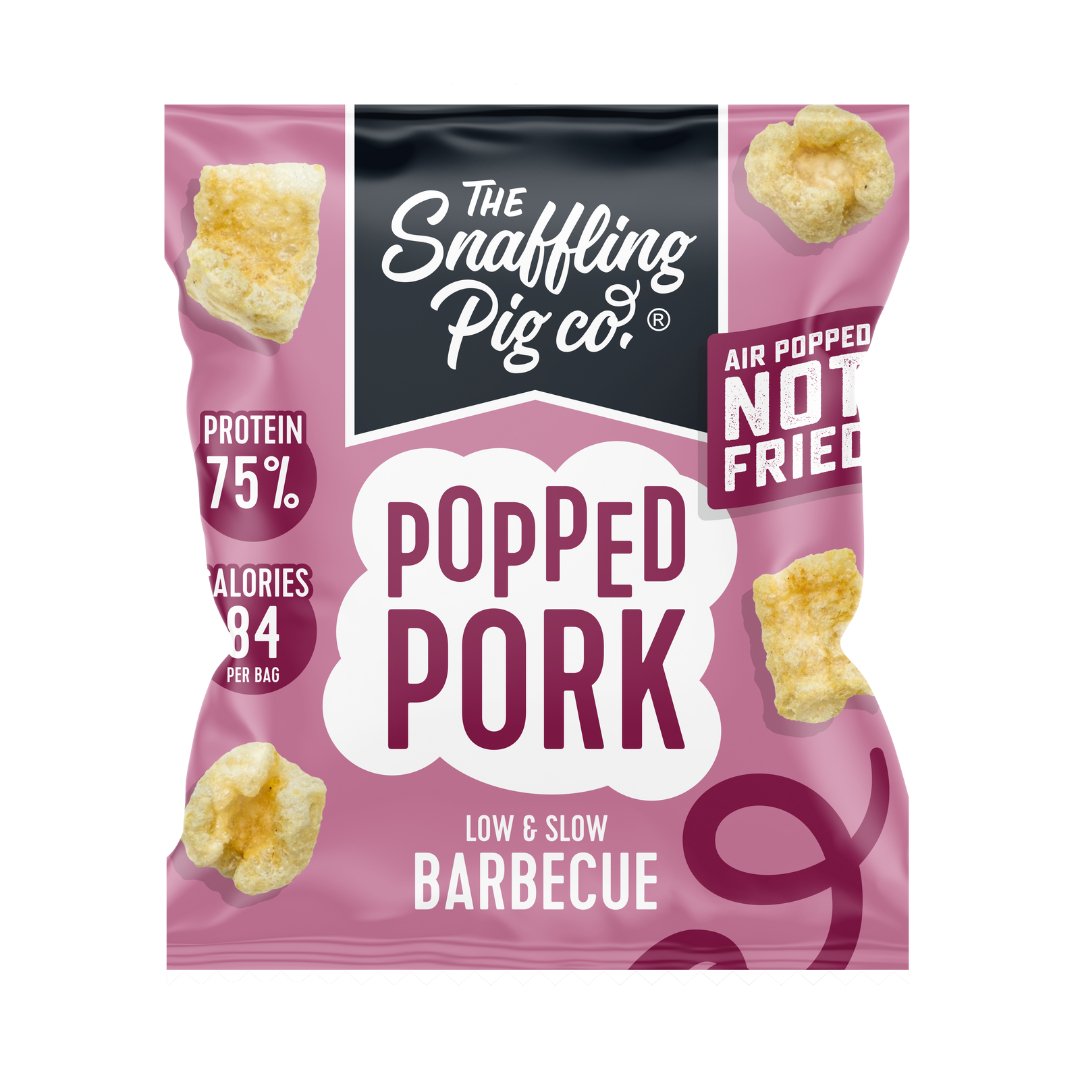 SNAFFLING PIG AIR POPPED PORK PUFFS - 20g (3 Flavours) - theskinnyfoodco