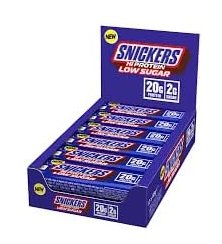 Snickers Hi-Protein Low Sugar Bars 12 x 60g - Original - theskinnyfoodco