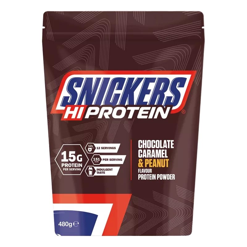 Snickers Hi Protein Powder 480g - theskinnyfoodco