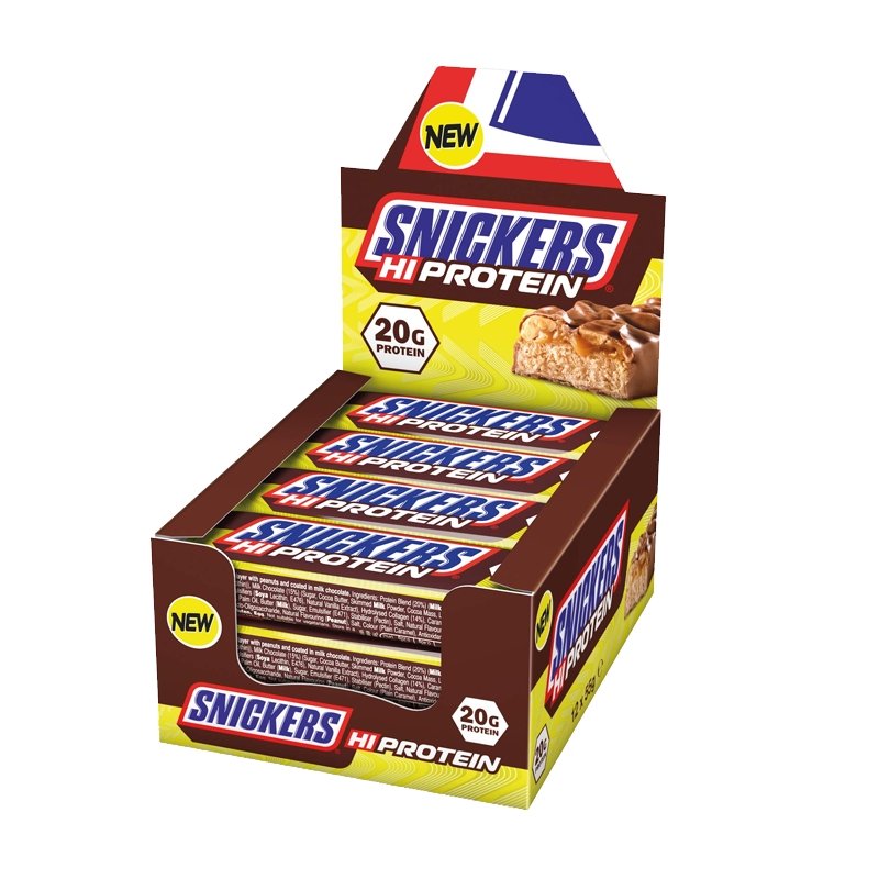 Snickers Eiwitrepen 12 x 55g - Origineel - theskinnyfoodco