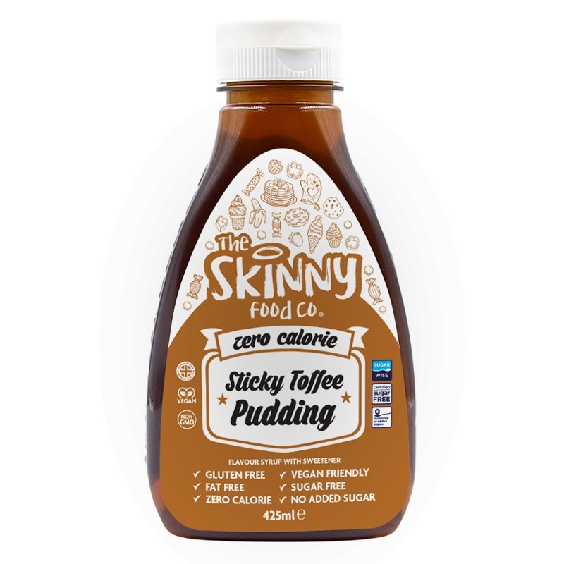 Sticky Toffee Pudding Sos - Skinny Syrup - 425ml - theskinnyfoodco
