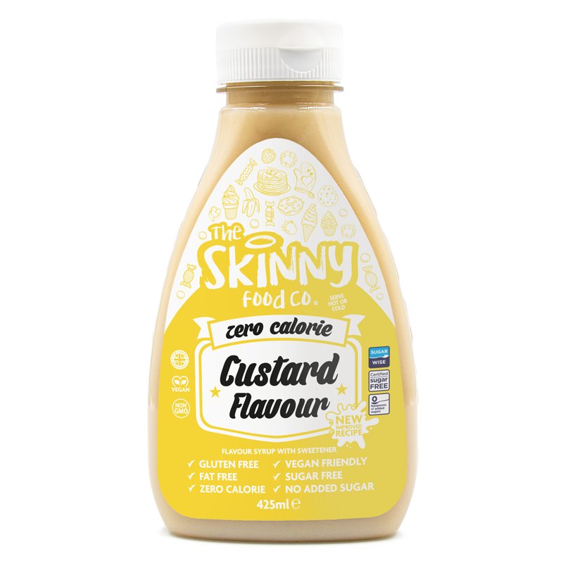 Sukkerfri vaniljesaus - Null kalorier Sukkerfri Skinny Sirup - 425ml - theskinnyfoodco
