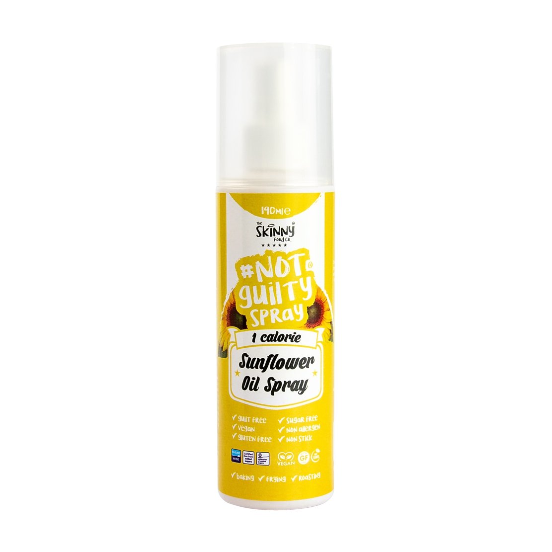 Spray Huile de Tournesol - 1Kcal Skinny Oil - 190ml - theskinnyfoodco