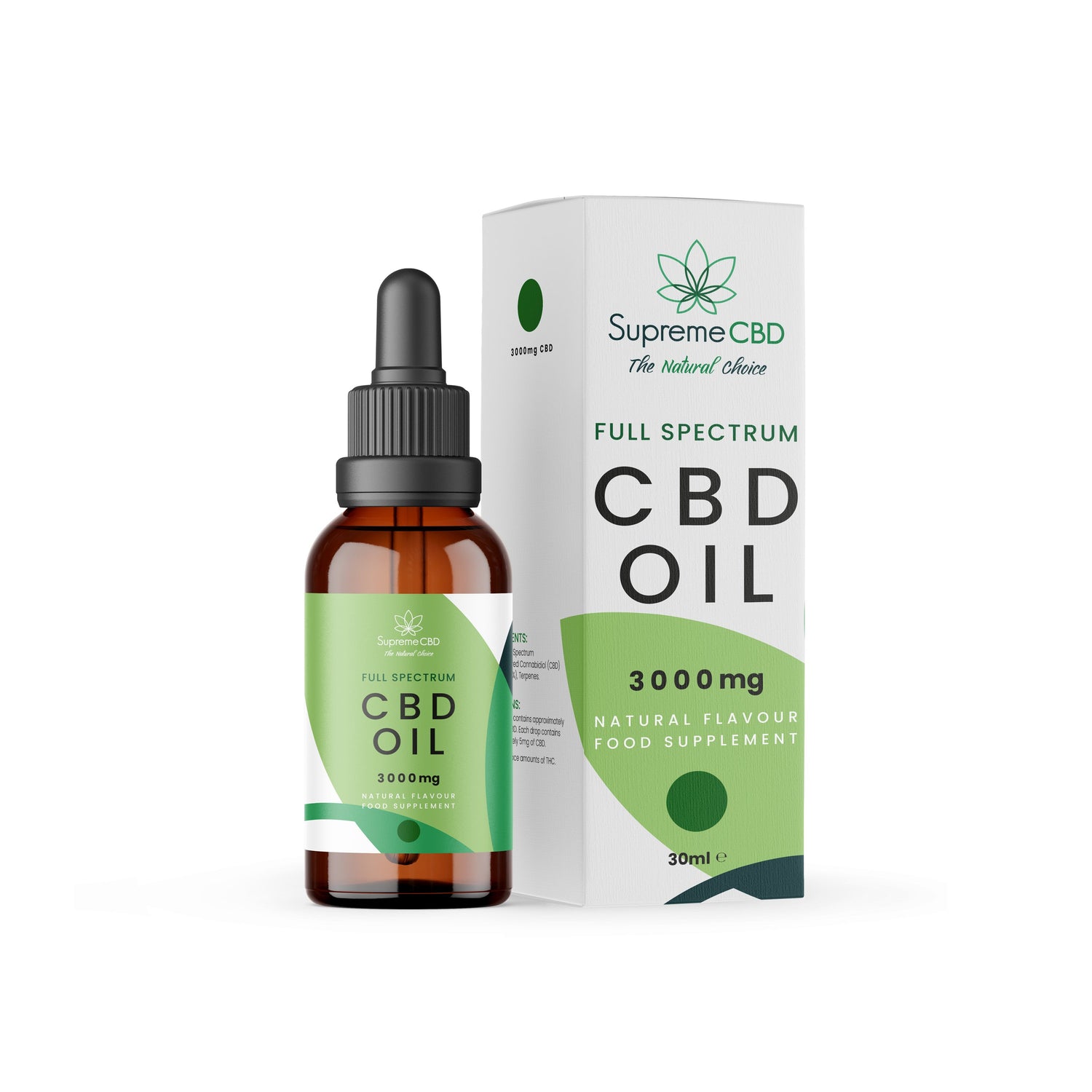Supreme CBD-Öl 30 ml (3000 mg) – theskinnyfoodco