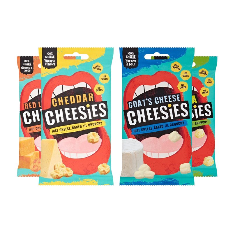 The Curators - Cheesies (4 Flavours) - theskinnyfoodco
