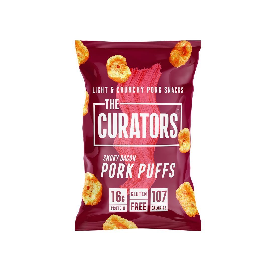 The Curators Pork Puffs - 16 g de proteína (4 sabores) - theskinnyfoodco
