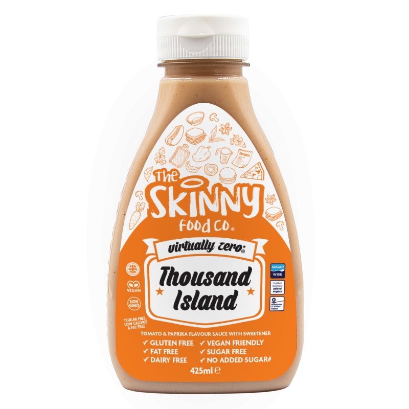 Thousand Island Virtually Zero© kalorijų liesas padažas – 425 ml – theskinnyfoodco