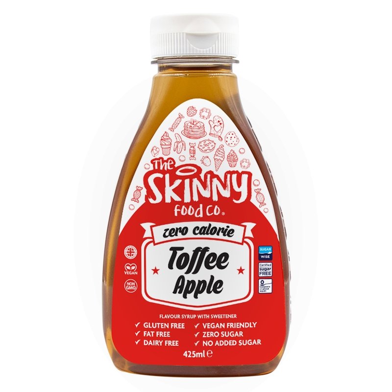 Toffee Appel Zero Calorie Suikervrije Magere Siroop - 425ml - theskinnyfoodco