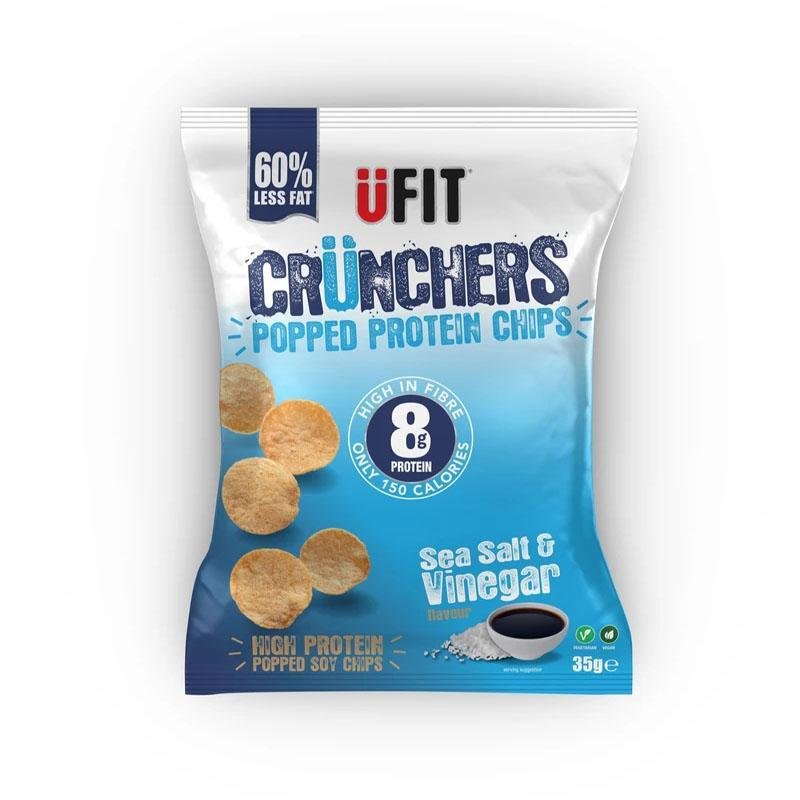 UFIT Crunchers eiwitrijke chips - 35g (3 smaken) - theskinnyfoodco