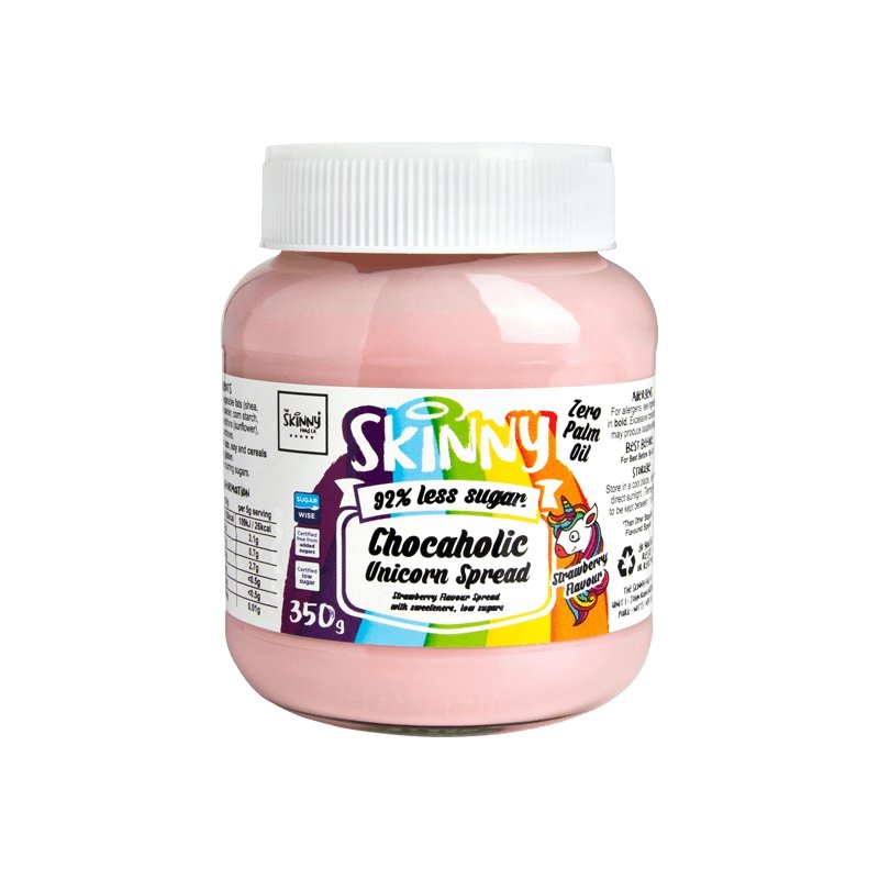 Унікорн з низьким вмістом цукру Chocahalic Skinny Spread - 350 г - theskinnyfoodco