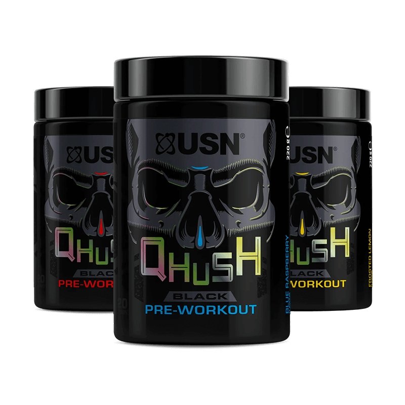 USN Pre Workout Qhush - (3 Smaken) 220g - theskinnyfoodco