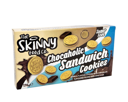 Cookies de sanduíche de baunilha - theskinnyfoodco