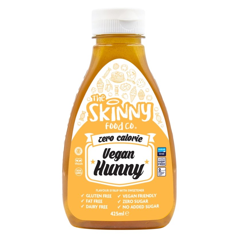Vegan Hunny Skinny Сироп с нула калории и без захар - 425 мл - theskinnyfoodco