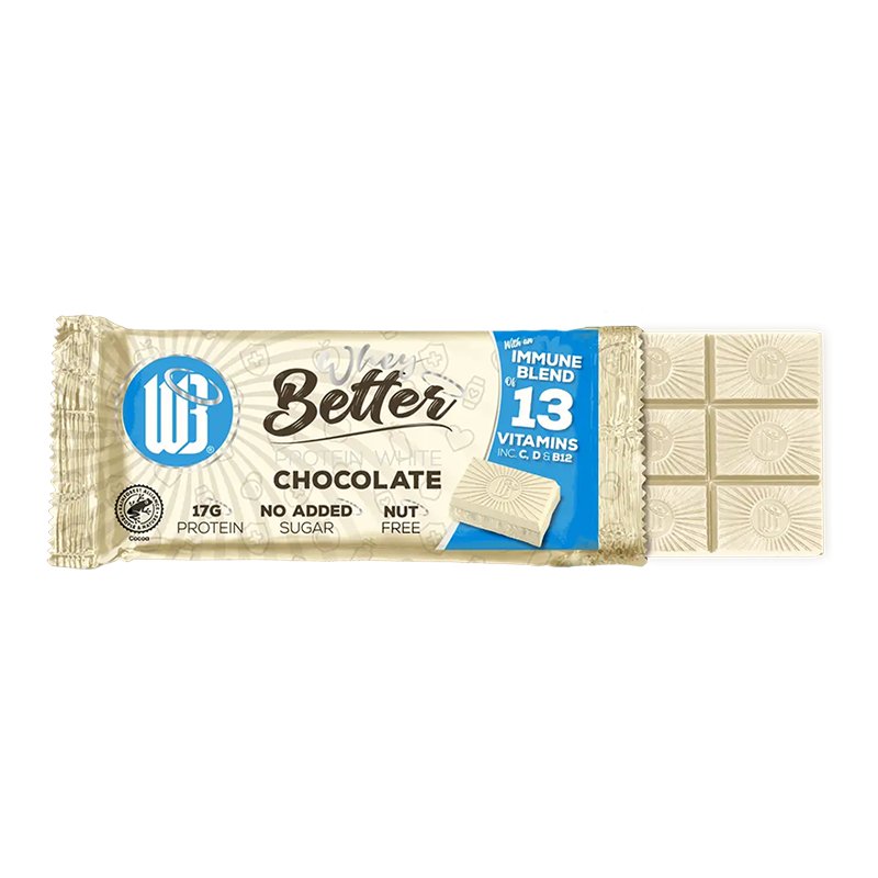 WheyBetter White Protein Chocolate Bar - 75g - theskinnyfoodco