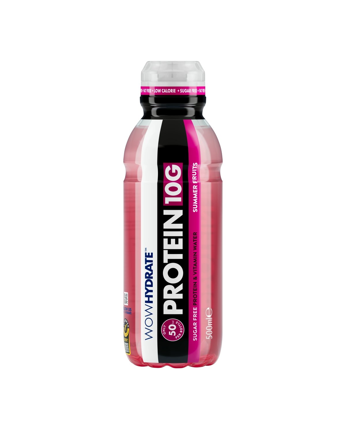Wow Hydrate Protein Water Drink 2 arome - 500 ml (10 g proteine) - theskinnyfoodco