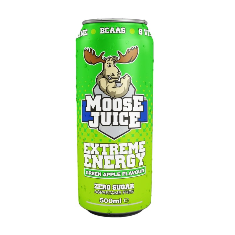 Zero Sugar Energy Drink Moose Juice - 500ml (5 Gustoj) - theskinnyfoodco