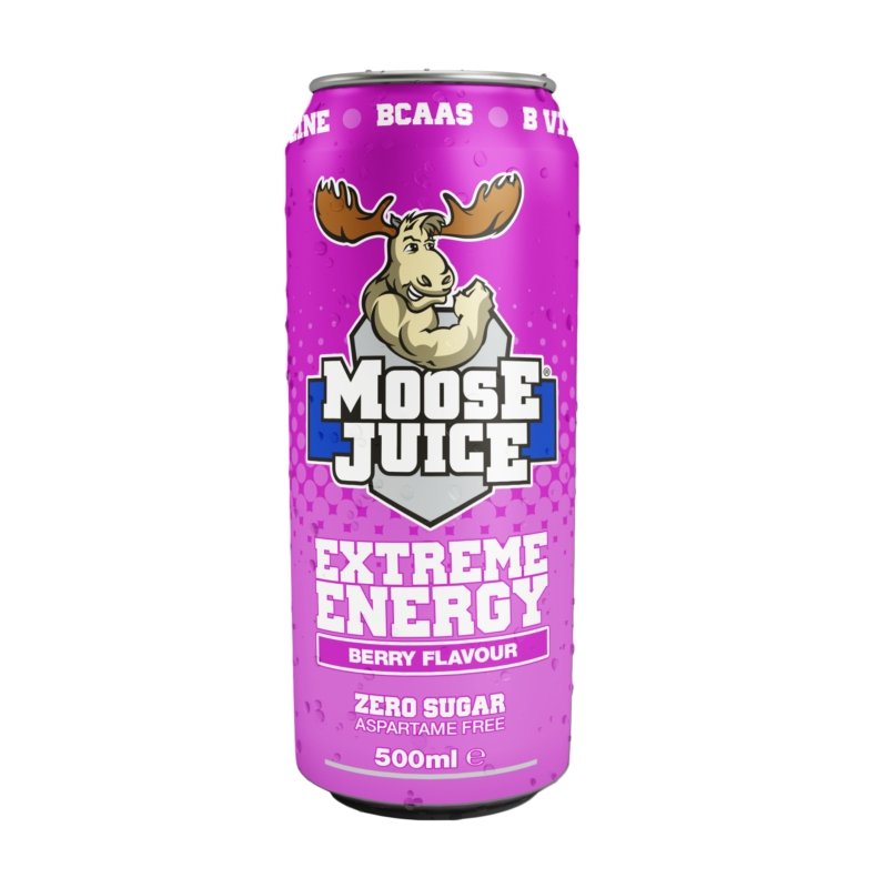 Zero Sugar Energy Drink Moose Juice - 500ml (5 aroma) - theskinnyfoodco